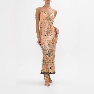Camilla Chain Detail Slip Dress Kingdom Of Heiroglyphs Dress
